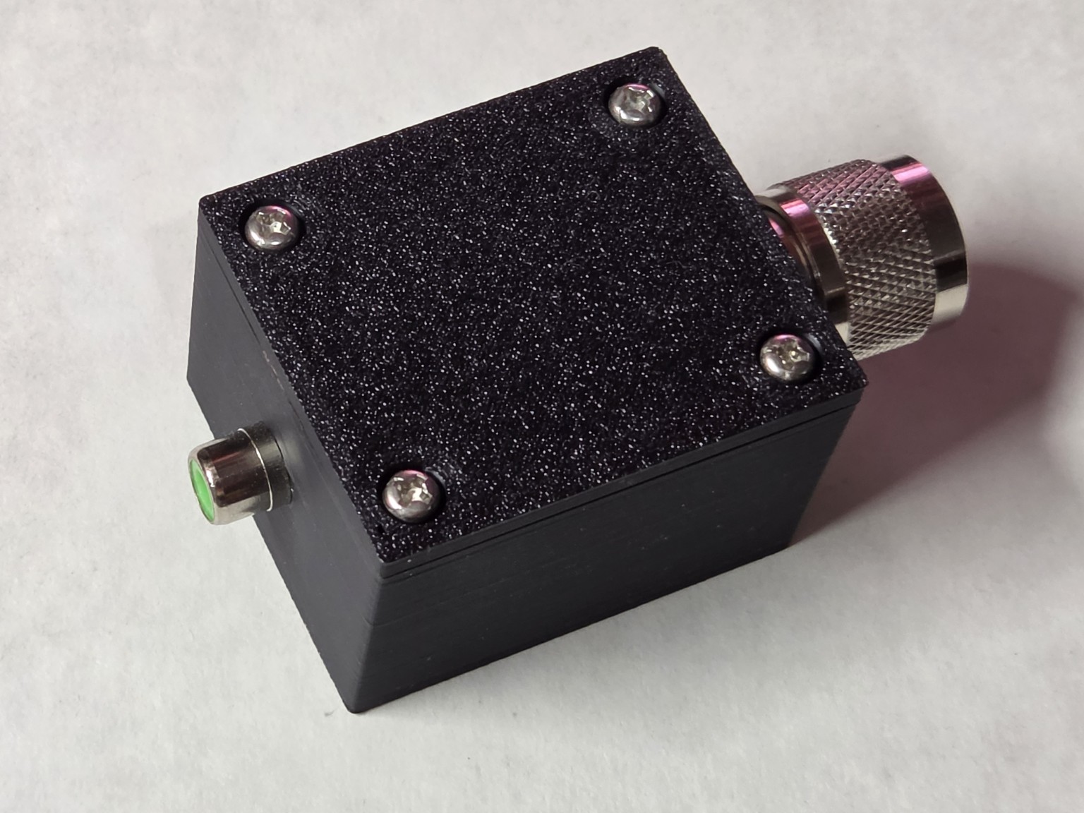 RF Detector in shielded 3D printed enclosure